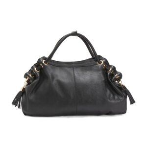 AMERILEATHER Leather Musette Handbag